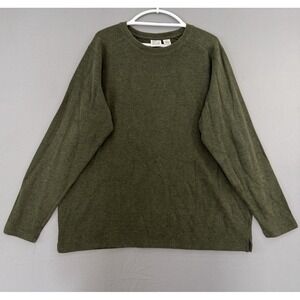 Vintage Field Gear Green Pullover Sweatshirt Mens XL Tall XLT Crew Neck Sweater